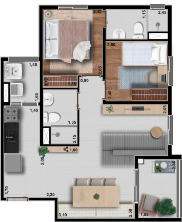 Imagem Apartamento com 3 Quartos à Venda, 55 m² em Freguesia Do ó - São Paulo Imagem Apartamento com 3 Quartos à Venda, 55 m² em Freguesia Do ó - São Paulo