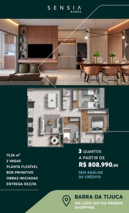Imagem Apartamento com 1 Quarto à Venda, 53 m² em Barra Da Tijuca - Rio De Janeiro