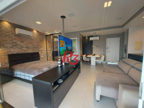 Imagem Apartamento com 1 Quarto à Venda, 57 m² em Gonzaga - Santos Imagem Apartamento com 1 Quarto à Venda, 57 m² em Gonzaga - Santos