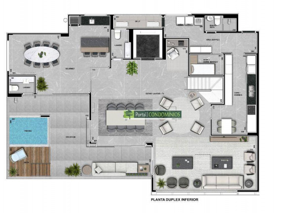 Imagem Apartamento com 3 Quartos à Venda, 228 m² em Ecoville - Curitiba