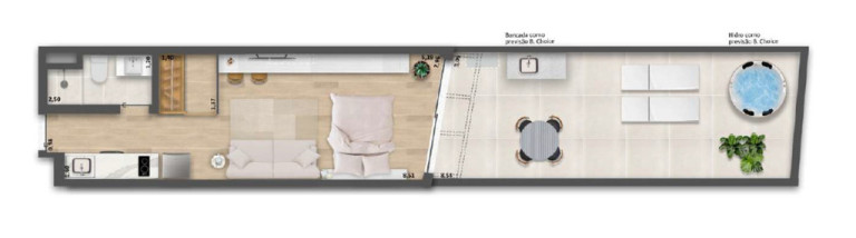 Imagem Imóvel com 1 Quarto à Venda, 58 m² em Copacabana - Rio De Janeiro