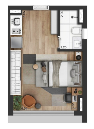 Imagem Apartamento com 1 Quarto à Venda, 25 m² em Vila Clementino - São Paulo Imagem Apartamento com 1 Quarto à Venda, 25 m² em Vila Clementino - São Paulo