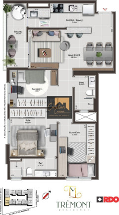 Imagem Apartamento com 3 Quartos à Venda, em Floresta - São José Imagem Apartamento com 3 Quartos à Venda, em Floresta - São José