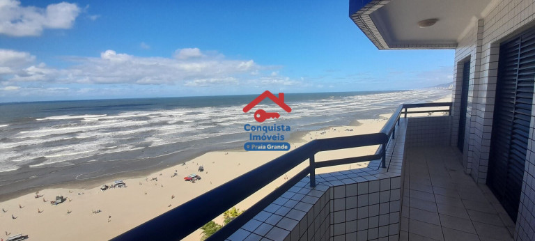 Imagem Apartamento com 2 Quartos à Venda, 100 m² em Guilhermina - Praia Grande