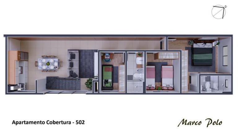 Imagem Apartamento com 3 Quartos à Venda, 110 m² em Bom Jesus - São José Dos Pinhais