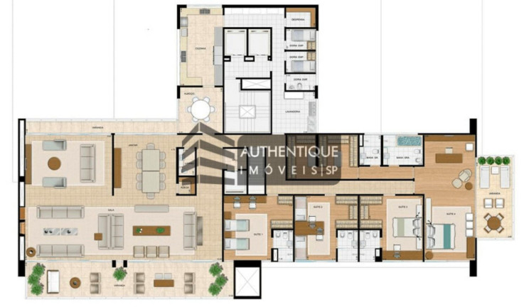 Imagem Apartamento com 3 Quartos à Venda, 320 m² em Perdizes - São Paulo