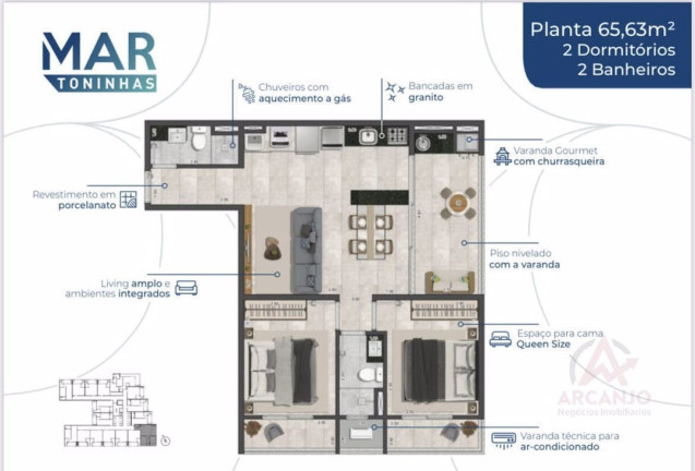 Imagem Apartamento com 1 Quarto à Venda, 50 m² em Toninhas - Ubatuba Imagem Apartamento com 1 Quarto à Venda, 50 m² em Toninhas - Ubatuba