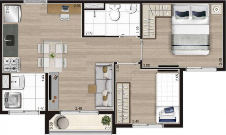 Imagem Imóvel com 2 Quartos à Venda, 37 m² em Vila Nina - São Paulo Imagem Imóvel com 2 Quartos à Venda, 37 m² em Vila Nina - São Paulo
