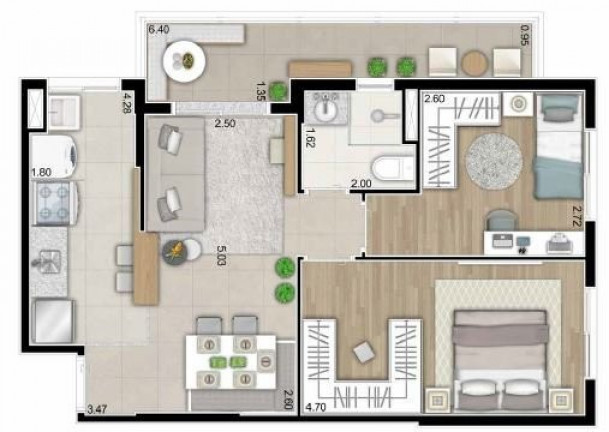 Imagem Imóvel com 2 Quartos à Venda, 57 m² em Vila São Luiz (valparaízo) - Barueri Imagem Imóvel com 2 Quartos à Venda, 57 m² em Vila São Luiz (valparaízo) - Barueri