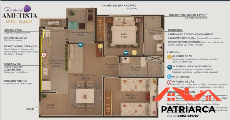 Imagem Apartamento com 2 Quartos à Venda, 51 m² em Jardim Basilicata - Sumaré Imagem Apartamento com 2 Quartos à Venda, 51 m² em Jardim Basilicata - Sumaré