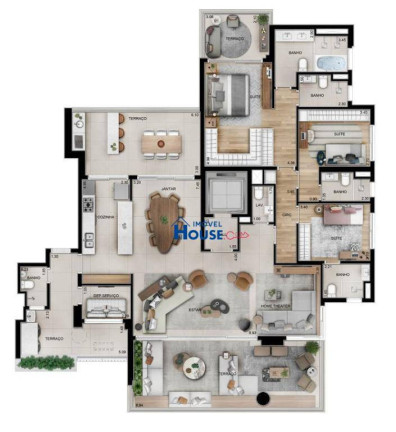 Imagem Apartamento com 3 Quartos à Venda, 232 m² em Campo Belo - São Paulo Imagem Apartamento com 3 Quartos à Venda, 232 m² em Campo Belo - São Paulo