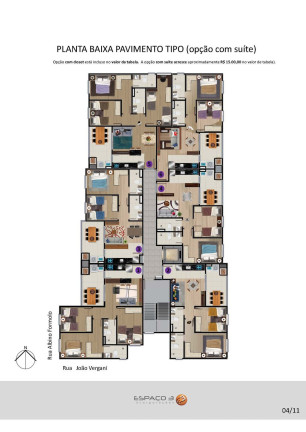 Imagem Apartamento com 3 Quartos à Venda, 67 m² em Cruzeiro - Caxias Do Sul