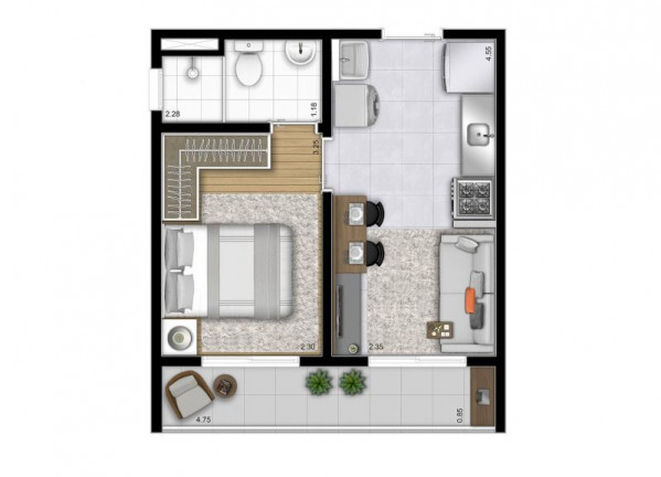 Imagem Apartamento com 1 Quarto à Venda, 31 m² em Vila Ré - São Paulo Imagem Apartamento com 1 Quarto à Venda, 31 m² em Vila Ré - São Paulo