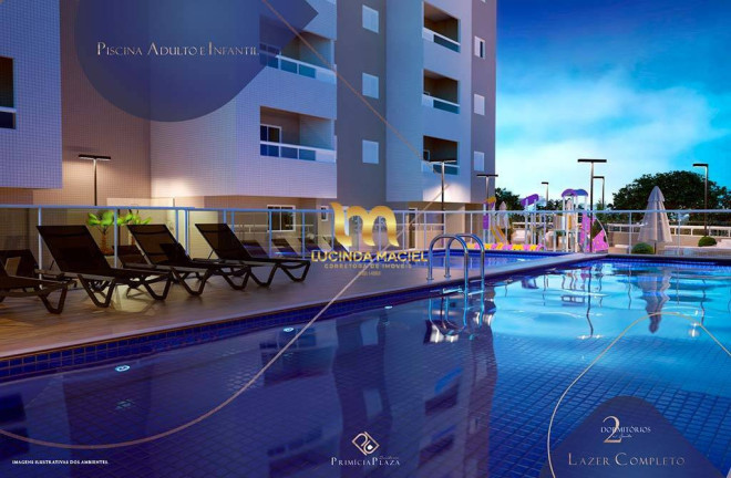 Imagem Apartamento com 2 Quartos à Venda, 63 m² em Guilhermina - Praia Grande