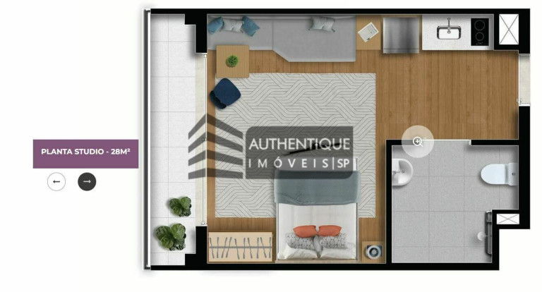 Imagem Apartamento com 3 Quartos à Venda, 73 m² em Brooklin - São Paulo