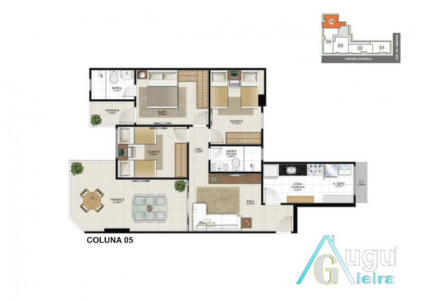 Imagem Apartamento com 3 Quartos à Venda, 192 m² em Praia Do Morro - Guarapari Imagem Apartamento com 3 Quartos à Venda, 192 m² em Praia Do Morro - Guarapari