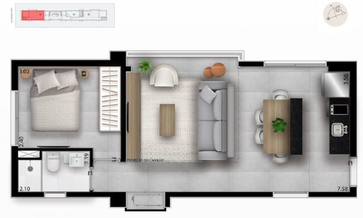 Imagem Apartamento com 1 Quarto à Venda, 47 m² em Vila Nova Conceição - São Paulo Imagem Apartamento com 1 Quarto à Venda, 47 m² em Vila Nova Conceição - São Paulo