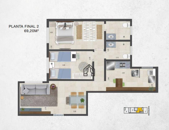 Imagem Apartamento com 2 Quartos à Venda, 69 m² em Barcelona - São Caetano Do Sul Imagem Apartamento com 2 Quartos à Venda, 69 m² em Barcelona - São Caetano Do Sul
