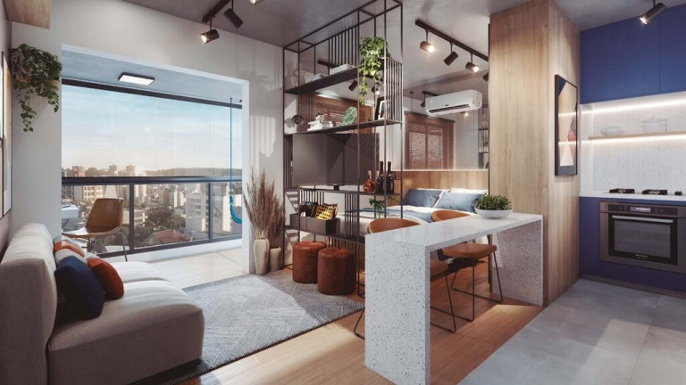 Imagem Loft com 1 Quarto à Venda, 23 m² em Mercês - Curitiba Imagem Loft com 1 Quarto à Venda, 23 m² em Mercês - Curitiba