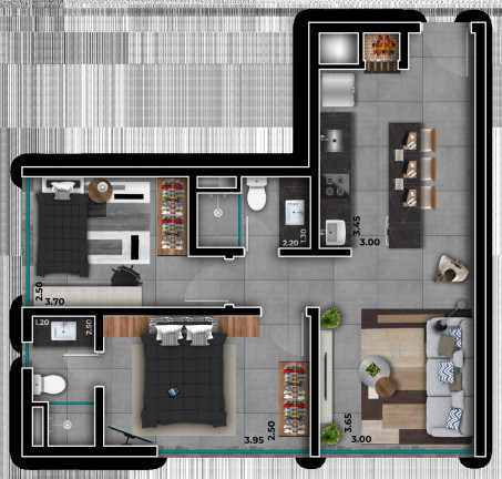 Imagem Loft com 1 Quarto à Venda, 27 m² em Atlântida - Xangri-lá Imagem Loft com 1 Quarto à Venda, 27 m² em Atlântida - Xangri-lá