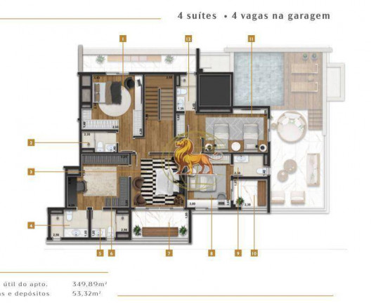 Imagem Apartamento com 4 Quartos à Venda, 206 m² em Vila Maria - Itapetininga Imagem Apartamento com 4 Quartos à Venda, 206 m² em Vila Maria - Itapetininga