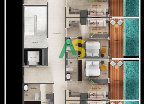 Imagem Flat com 1 Quarto à Venda, 28 m² em Porto De Galinhas - Ipojuca Imagem Flat com 1 Quarto à Venda, 28 m² em Porto De Galinhas - Ipojuca