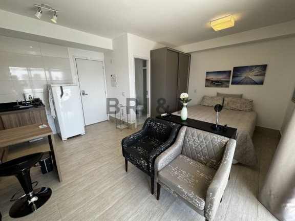 Imagem Apartamento com 1 Quarto para Alugar, 33 m² em Santo Amaro - São Paulo Imagem Apartamento com 1 Quarto para Alugar, 33 m² em Santo Amaro - São Paulo