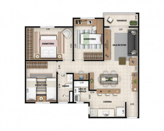 Imagem Imóvel com 3 Quartos à Venda, 71 m² em Vila Santa Maria - Jundiaí Imagem Imóvel com 3 Quartos à Venda, 71 m² em Vila Santa Maria - Jundiaí