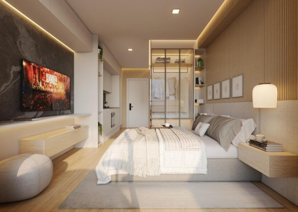 Imagem Apartamento com 1 Quarto à Venda, 37 m² em Centro - Curitiba