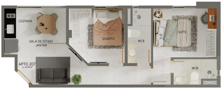 Imagem Apartamento com 1 Quarto à Venda, 19 m² em Jardim Oceania - João Pessoa Imagem Apartamento com 1 Quarto à Venda, 19 m² em Jardim Oceania - João Pessoa