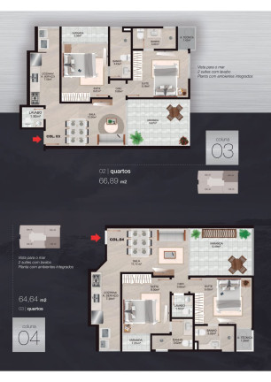Imagem Apartamento com 3 Quartos à Venda, 88 m² em Praia Do Morro - Guarapari Imagem Apartamento com 3 Quartos à Venda, 88 m² em Praia Do Morro - Guarapari
