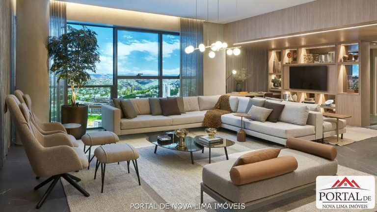 Imagem Apartamento com 4 Quartos à Venda, 199 m² em Vila Da Serra - Nova Lima