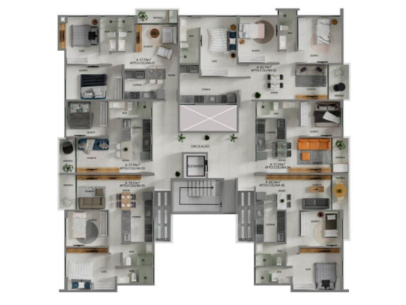 Imagem Apartamento com 2 Quartos à Venda, 58 m² em Intermares - Cabedelo Imagem Apartamento com 2 Quartos à Venda, 58 m² em Intermares - Cabedelo