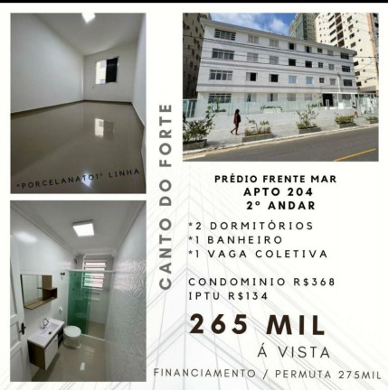 Imagem Apartamento com 2 Quartos à Venda, 48 m² em Canto Do Forte - Praia Grande Imagem Apartamento com 2 Quartos à Venda, 48 m² em Canto Do Forte - Praia Grande