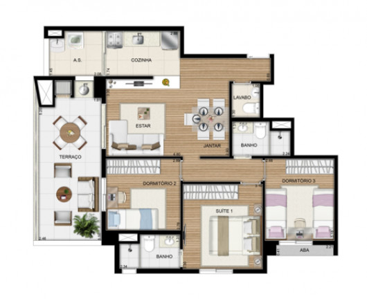 Imagem Apartamento com 3 Quartos à Venda, 88 m² em Tatuapé - São Paulo Imagem Apartamento com 3 Quartos à Venda, 88 m² em Tatuapé - São Paulo