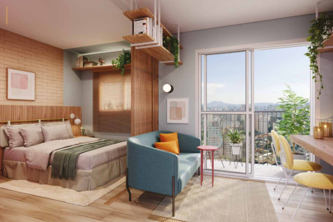 Imagem Apartamento com 1 Quarto à Venda, 24 m² em Pinheiros - São Paulo