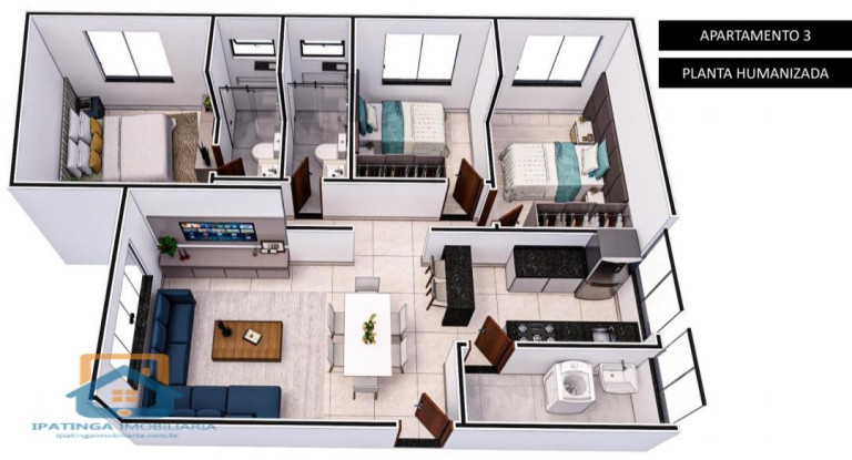 Imagem Apartamento com 3 Quartos à Venda, 80 m² em Residencial Bethânia - Santana Do Paraíso Imagem Apartamento com 3 Quartos à Venda, 80 m² em Residencial Bethânia - Santana Do Paraíso