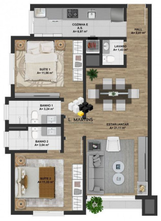 Imagem Apartamento com 2 Quartos à Venda, 76 m² em Floresta - Gramado Imagem Apartamento com 2 Quartos à Venda, 76 m² em Floresta - Gramado