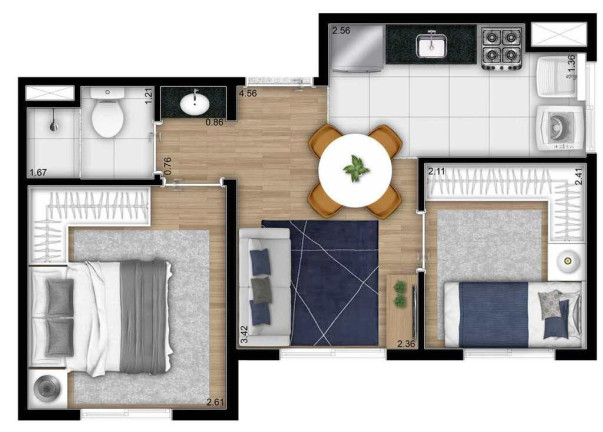 Imagem Imóvel com 2 Quartos à Venda, 32 m² em Vila Curuçá - São Paulo Imagem Imóvel com 2 Quartos à Venda, 32 m² em Vila Curuçá - São Paulo