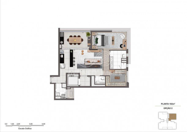 Imagem Apartamento com 2 Quartos à Venda, 102 m² em Moema - São Paulo Imagem Apartamento com 2 Quartos à Venda, 102 m² em Moema - São Paulo