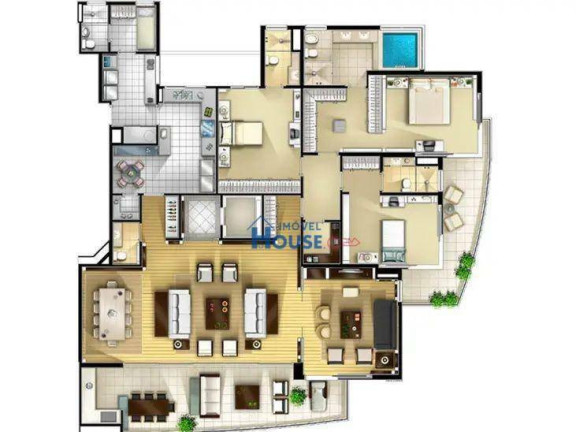 Imagem Apartamento com 3 Quartos à Venda, 262 m² em Itaim Bibi - São Paulo