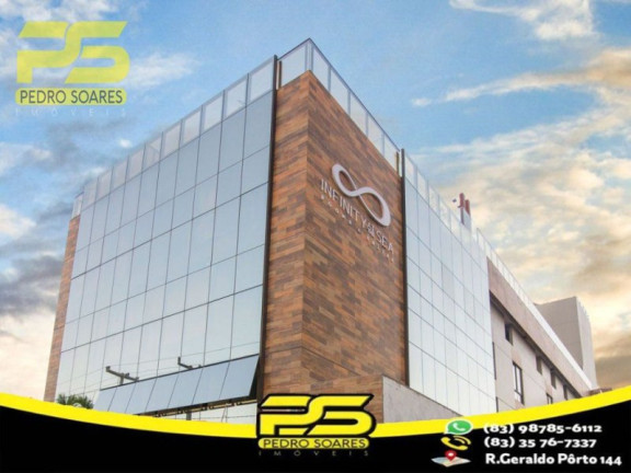 Apartamento com 1 Quarto à Venda, 32 m² em Cabo Branco - João Pessoa