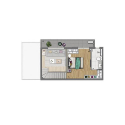 Imagem Imóvel com 1 Quarto à Venda, 30 m² em Consolação - São Paulo