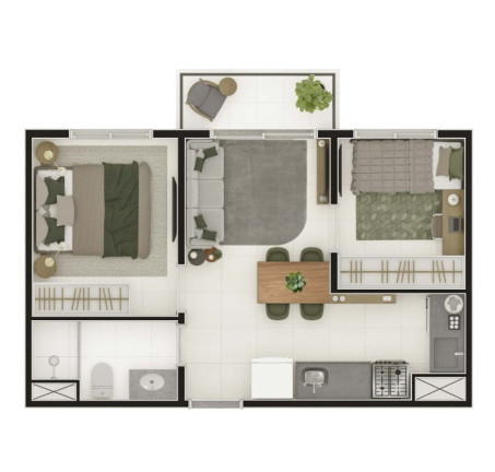 Imagem Imóvel com 2 Quartos à Venda, 42 m² em Barra Funda - São Paulo Imagem Imóvel com 2 Quartos à Venda, 42 m² em Barra Funda - São Paulo
