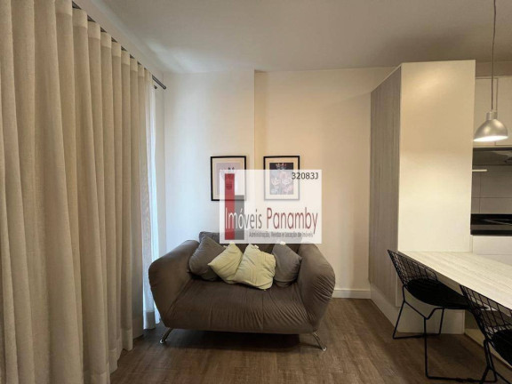 Imagem Apartamento com 1 Quarto para Alugar, 33 m² em Santo Amaro - São Paulo