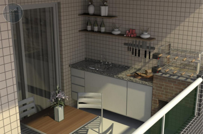 Imagem Apartamento com 2 Quartos à Venda, 88 m² em Canto Do Forte - Praia Grande