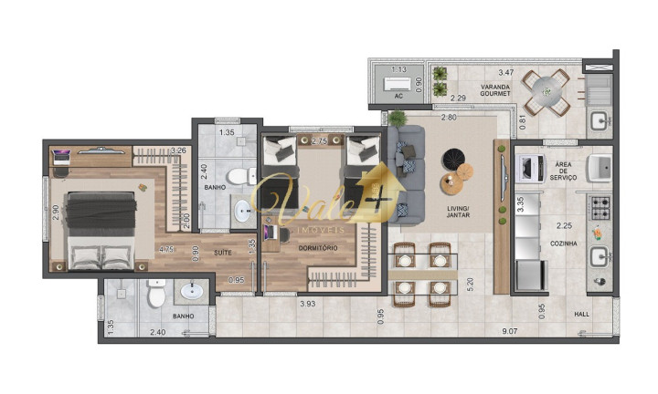 Imagem Imóvel com 2 Quartos à Venda, 71 m² em Parque Das Nações - Pindamonhangaba Imagem Imóvel com 2 Quartos à Venda, 71 m² em Parque Das Nações - Pindamonhangaba