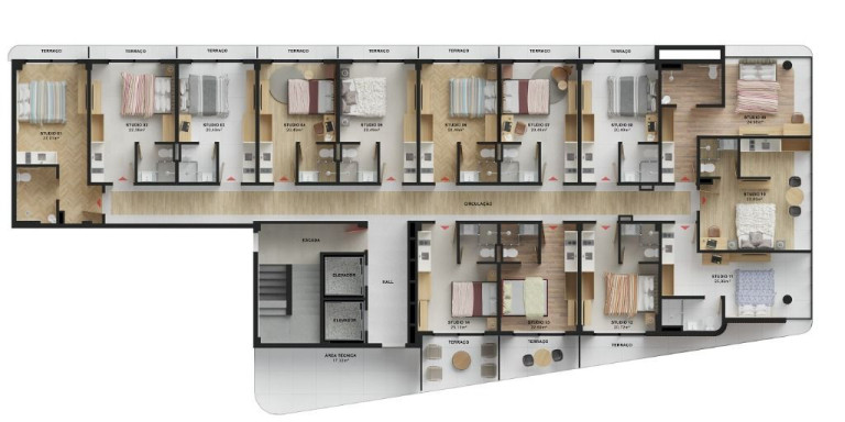 Imagem Studio com 1 Quarto à Venda, 27 m² em Cabo Branco - João Pessoa Imagem Studio com 1 Quarto à Venda, 27 m² em Cabo Branco - João Pessoa