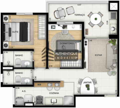 Imagem Apartamento com 2 Quartos à Venda, 60 m² em Centro - São Bernardo Do Campo Imagem Apartamento com 2 Quartos à Venda, 60 m² em Centro - São Bernardo Do Campo