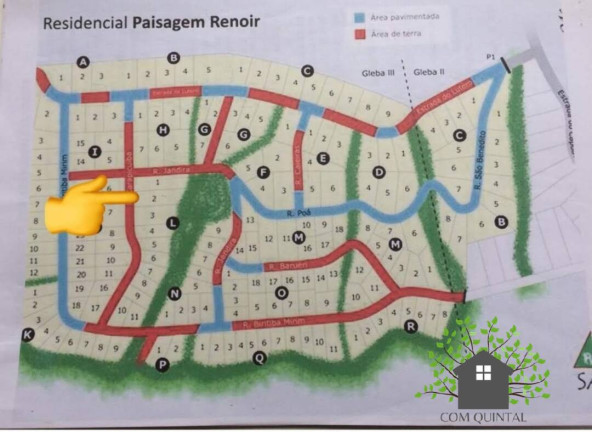 Terreno à Venda, 2.820 m² em Paisagem Renoir - Cotia